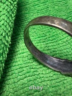 World War II. German silver ring. WW2