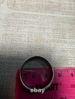 World War II. German silver ring. WW2