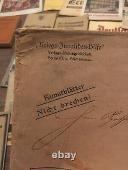 Ww 2 Huge Lot Of Original German Paper Items, Wartime And Pre War Military Army
