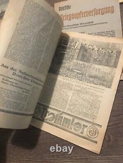Ww 2 Huge Lot Of Original German Paper Items, Wartime And Pre War Military Army