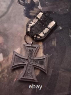 Ww1 original german photo with iron Cross