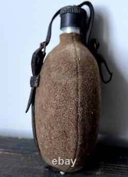 Ww2! 1941 Esb 41 German Aluminium Bottle Water Feldflasche Canteen Wehrmacht