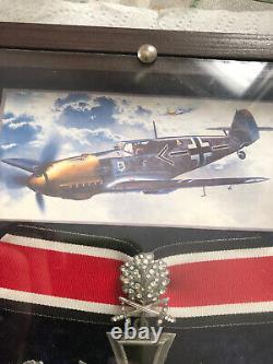 Ww2 Case With German Pilot Adolf Galland Medals