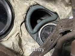 Ww2! Draeger 1939 Gm-30 Ww2 German Gas Mask Canvas Wehrcmacht With Canister