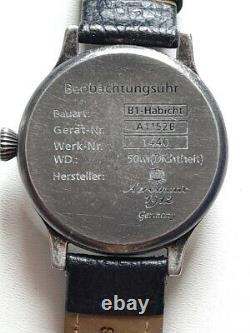 Ww2 German 1940 Aviation Luftwaffe Watch + Original Case&papers Limited Edition