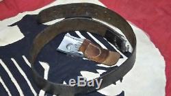 Ww2 German Alloy Heer Leather Belt Buckle Genuine/original Army