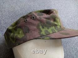 Ww2 German Camouflaged Oakleaf M43 field cap Original fabric