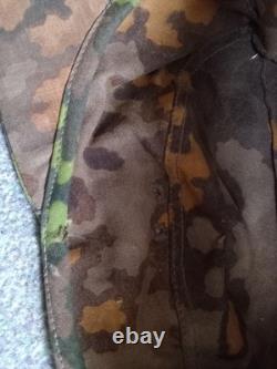 Ww2 German Camouflaged Oakleaf M43 field cap Original fabric