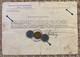 Ww2 German Confirmation Letter For Laborer To Wear A Silver Cross Of Merit Medal