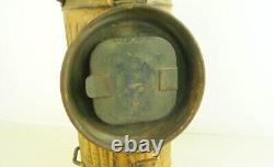 Ww2 German Dak Gas Mask Can, Good Condition, Camo, Afrika Korps