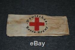 Ww2 German Deutsches Rotes Kreuz Red Cross Combat Medic Armband Original