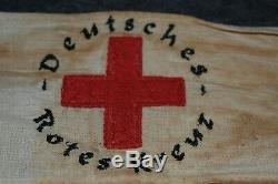 Ww2 German Deutsches Rotes Kreuz Red Cross Combat Medic Armband Original