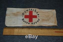 Ww2 German Deutsches Rotes Kreuz Red Cross Combat Medic Armband Original