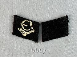 Ww2 German Elit Colar Tabs Of Estonean Volunteer, Complete, Original