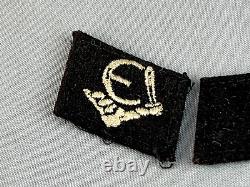 Ww2 German Elit Colar Tabs Of Estonean Volunteer, Complete, Original