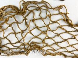 Ww2 German Helmet Camo Regulation Netting, Original In Good Condition, Rare Item