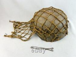 Ww2 German Helmet Camo Regulation Netting, Original In Good Condition, Rare Item