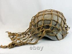 Ww2 German Helmet Camo Regulation Netting, Original In Good Condition, Rare Item