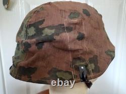 Ww2 German Helmet Cover Original Fabric