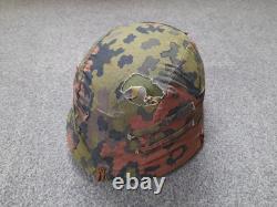 Ww2 German Helmet Cover Original Fabric