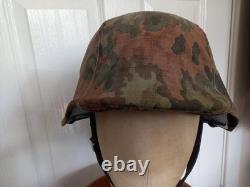 Ww2 German Helmet Cover Original Fabric