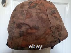 Ww2 German Helmet Cover Original Fabric