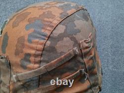 Ww2 German Helmet Cover Original Fabric