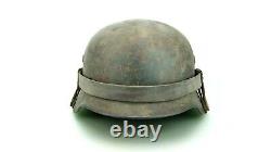 Ww2 German Helmet Leather Carrier, Original, Complete, Rare