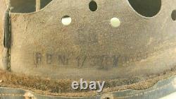 Ww2 German Helmet Liner Leather Size 66/58 In Good Condition