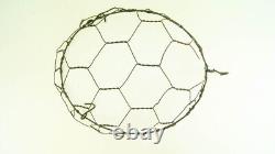 Ww2 German Helmet Wire Net Basket For Camo Purposes, Size 66/68, Complete