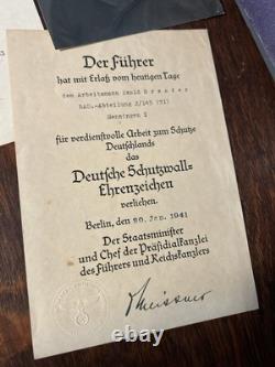 Ww2 German Luft Photo Album Award Lot