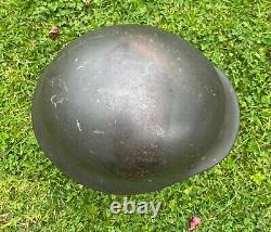 Ww2 German M40 Steel Helmet 1944 Dated Liner Band, Et 64. Untouched Original