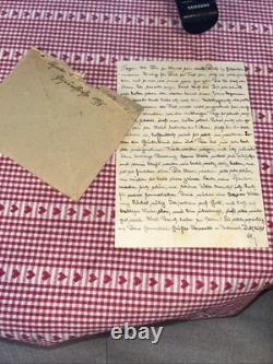 Ww2 German Mathausen/Posen Transfer Camp Letter Rare