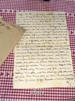 Ww2 German Mathausen/Posen Transfer Camp Letter Rare