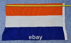 Ww2 German Occupied Netherlands Nsb Utrecht Flag 3 Foot 1942 Original