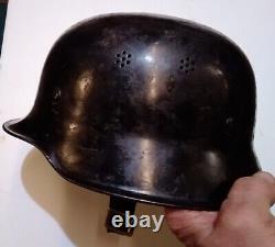 Ww2 German Rare Original CIVIL DEFENSE M34/M33 Helmet (M16 M17 M18 Shape)Police