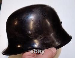 Ww2 German Rare Original CIVIL DEFENSE M34/M33 Helmet (M16 M17 M18 Shape)Police