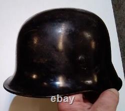 Ww2 German Rare Original CIVIL DEFENSE M34/M33 Helmet (M16 M17 M18 Shape)Police