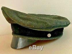 Ww2 German Reserve Officer's Visor Hat. Elite Units. Vintage