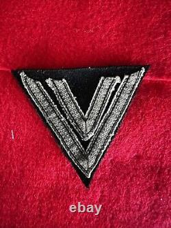 Ww2 German Schutztaffel Chevron For Obergefreiter (corporal) Original