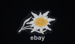 Ww2 German Wss-gebirgsjäger M43 Cap Edelweiss, Mint Original
