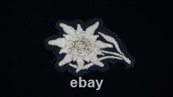Ww2 German Wss-gebirgsjäger M43 Cap Edelweiss, Mint Original