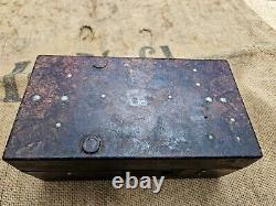 Ww2 Original German Carbide Lantern Bakelite Accessories Box Kurland Barn Find