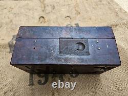 Ww2 Original German Carbide Lantern Bakelite Accessories Box Kurland Barn Find