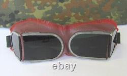 Ww2 Original German Dak Officers Protective Sunglasses Face Mask