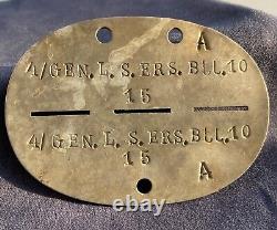 Ww2 Original German ID Dog Tag