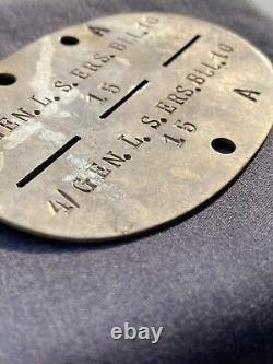 Ww2 Original German ID Dog Tag