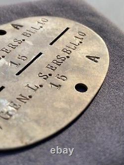 Ww2 Original German ID Dog Tag