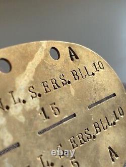 Ww2 Original German ID Dog Tag