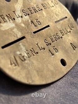 Ww2 Original German ID Dog Tag